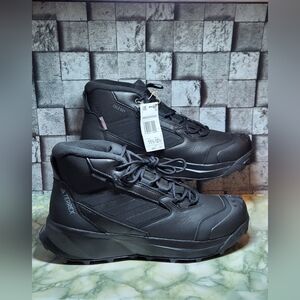 Adidas TERREX Winter Leather Mid Cut Rain Cold Boots Men's Size 11.5